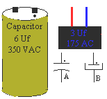Capacitor Son los dispositivos usados para aumentar el par de arranque y mejorar el factor de potencia en los motores eléctricos.