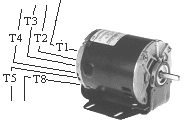 Cambio de voltaje y rotación. Tanto el motor Capacitor start como el motor Split phase se compran para un solo voltaje (3 conductores) o para dos voltajes (6 conductores).