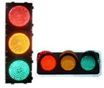SEMAFORIZACIÓN LED Semáforo Semáforo 300-01 Semaforo Verde-Ambar-Rojo LED Traffic Signal Heads El semáforo LED permite la reducción del costo de renovación e instalación.