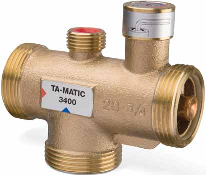TA-MATIC Válvulas mezcladoras Válvula termostática
