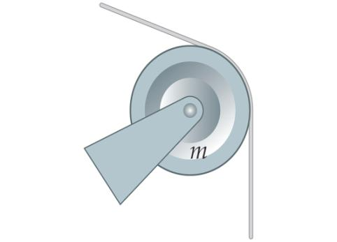 Equilibrio: rotación con deslizamiento Polea con un único cuerpo y una cuerda: La cuerda desliza por la superficie => T 1 =T 2 23 Rotación con deslizamiento Si