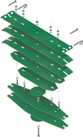 5.6 BALLESTAS DE ARADO BALESTRAS PARA CHARRUA Características: Acero especial de gran elasticidad y poder de recuperación de la geometría inicial.