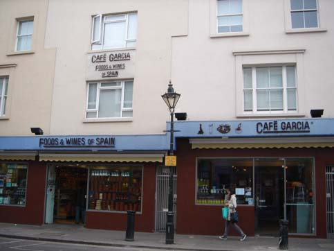 TEXTO En Portobello, en Londres, se encuentra García s, la casa de los amantes de la comida española.