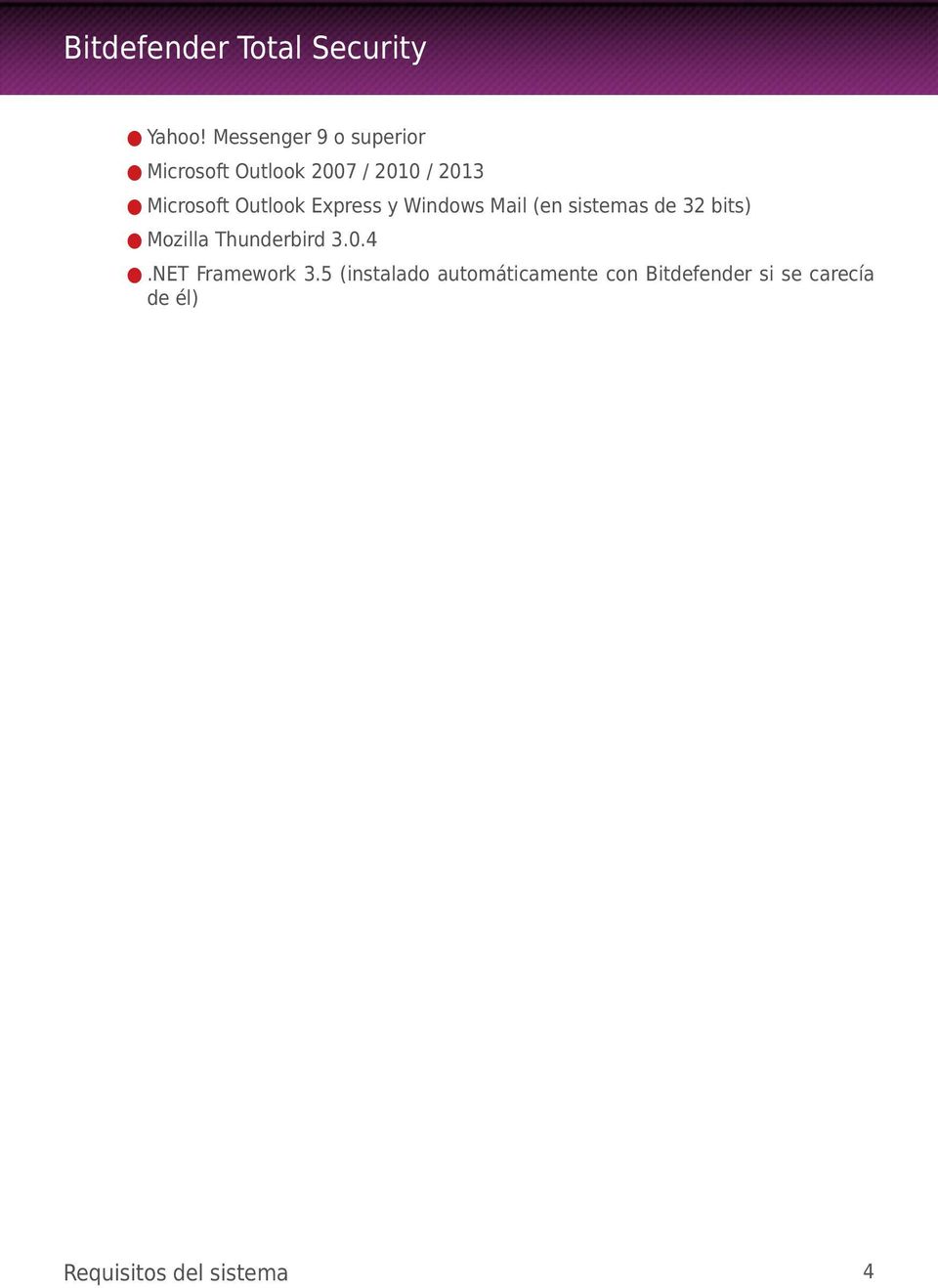 Microsoft Outlook Express y Windows Mail (en sistemas de 32 bits)