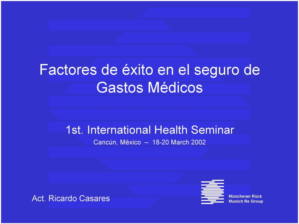 International Health Seminar