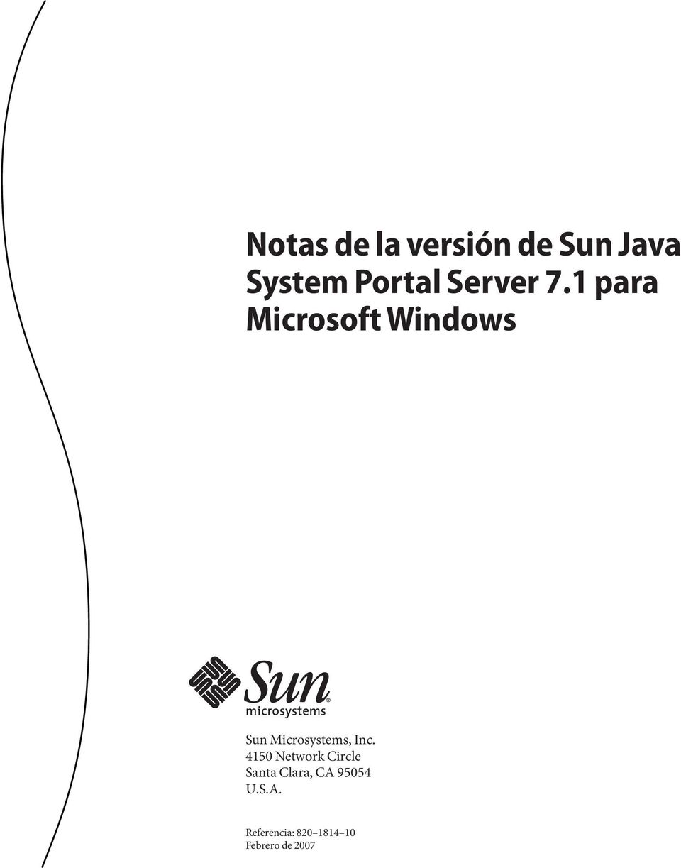 1 para MicrosoftWindows Sun Microsystems, Inc.