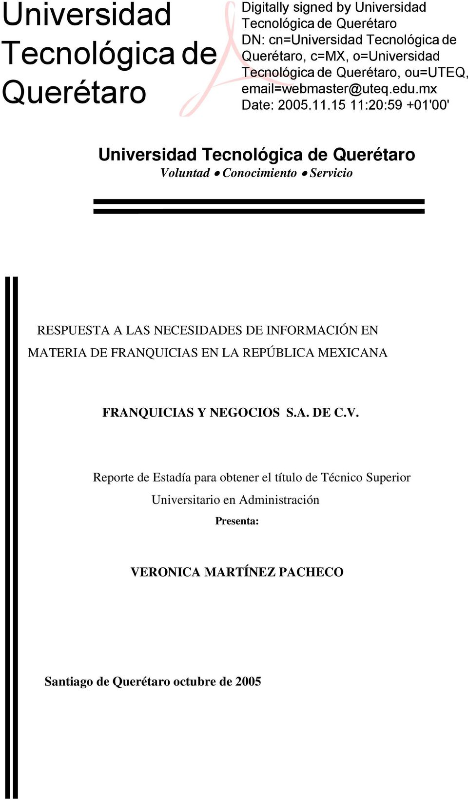 NEGOCIOS S.A. DE C.V.