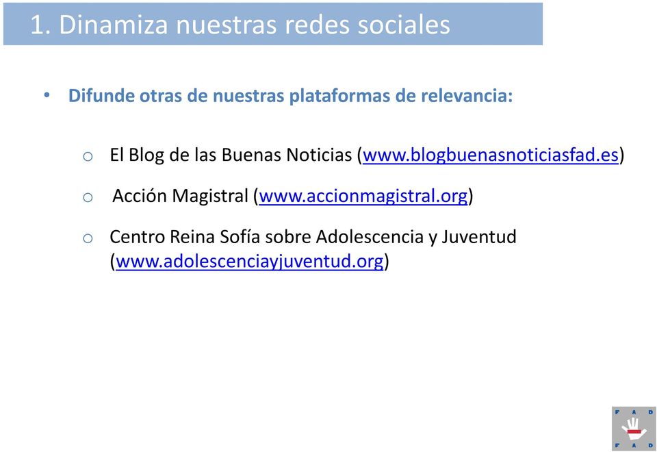 blogbuenasnoticiasfad.es) Acción Magistral (www.accionmagistral.