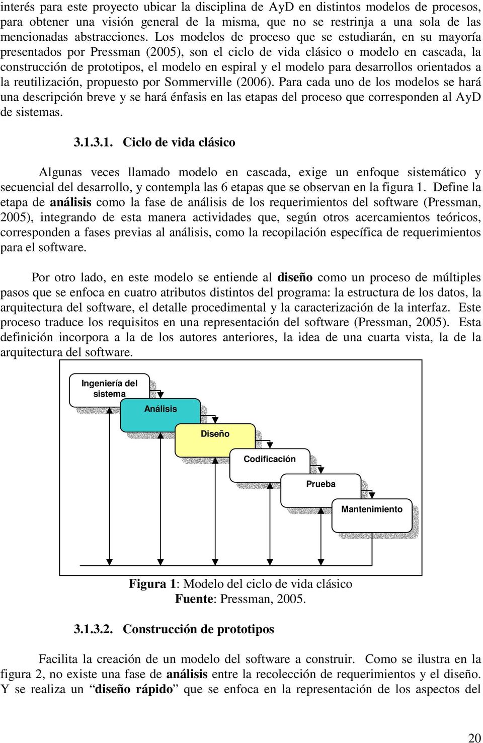 modelo para desarrollos orientados a la reutilización, propuesto por Sommerville (2006).