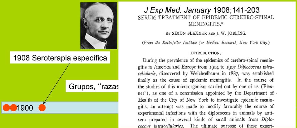 1908 Seroterapia