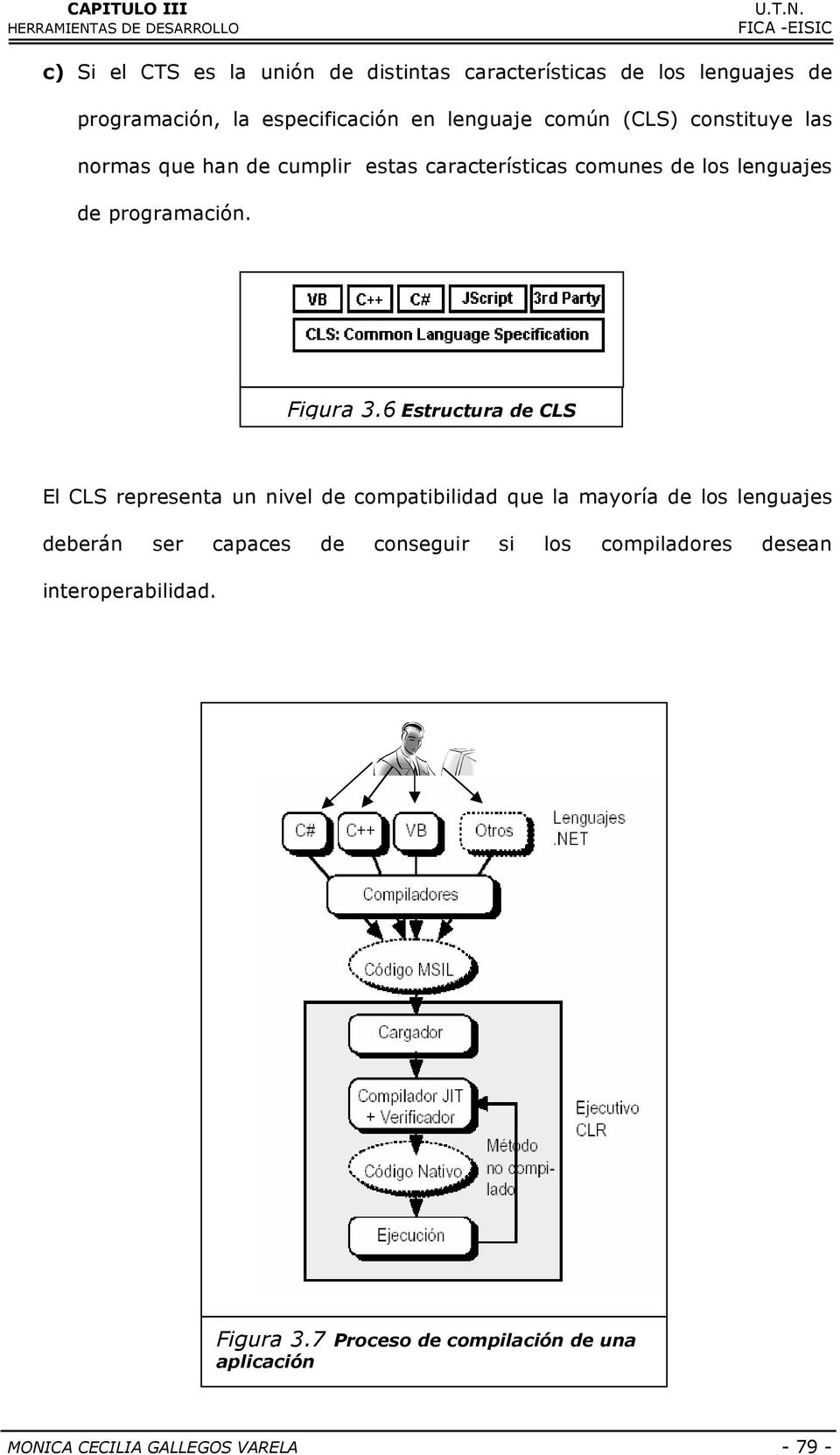 6 Estructura de CLS El CLS representa un nivel de compatibilidad que la mayoría de los lenguajes deberán ser capaces de