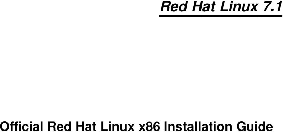 Hat Linux x86