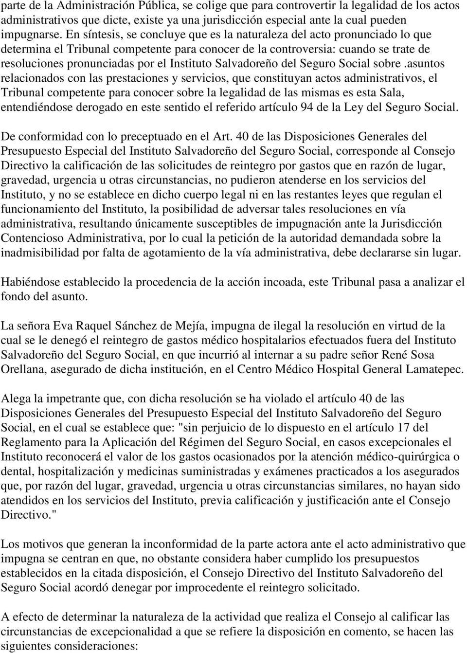 Instituto Salvadoreño del Seguro Social sobre.