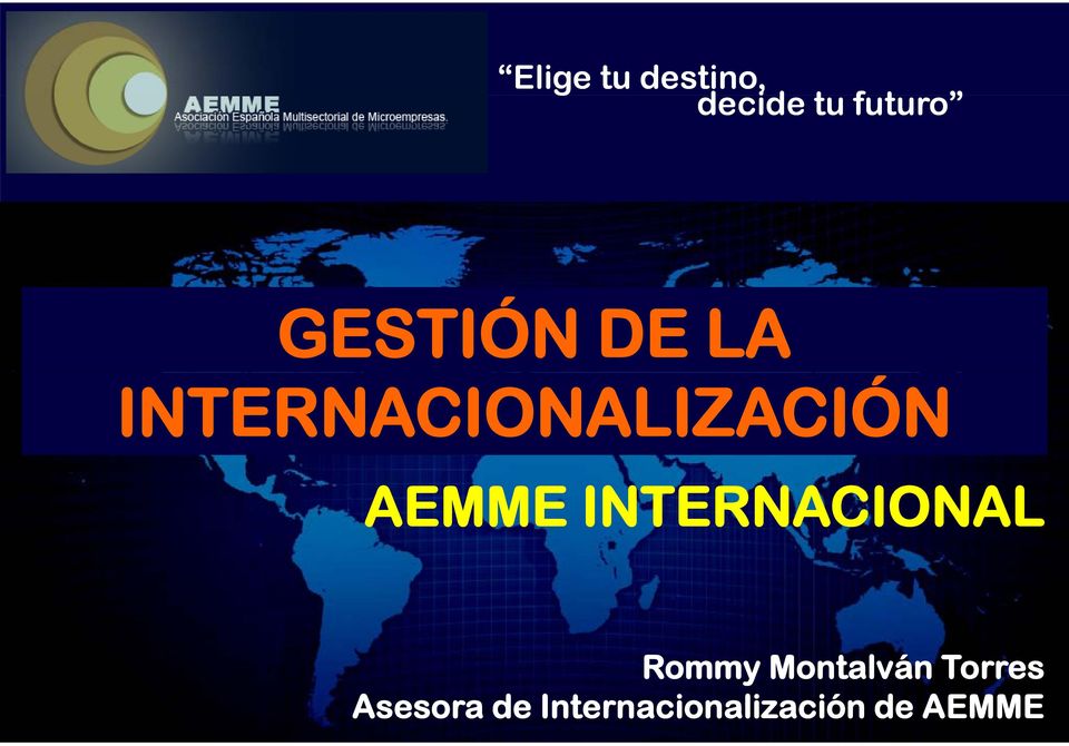 AEMME INTERNACIONAL Rommy Montalván