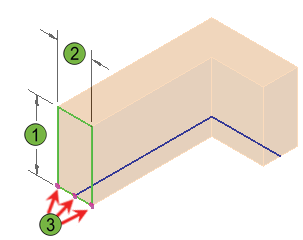 En la imagen siguiente, el modelo sólido a la izquierda fue creado dibujando líneas y un segmento del arco y el modelo sólido a la derecha fue creado seleccionando un círculo existente.