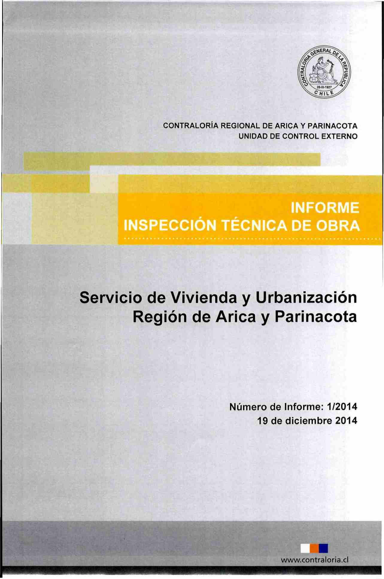 Servicio de Vivienda y Urbanización Región de Arica y