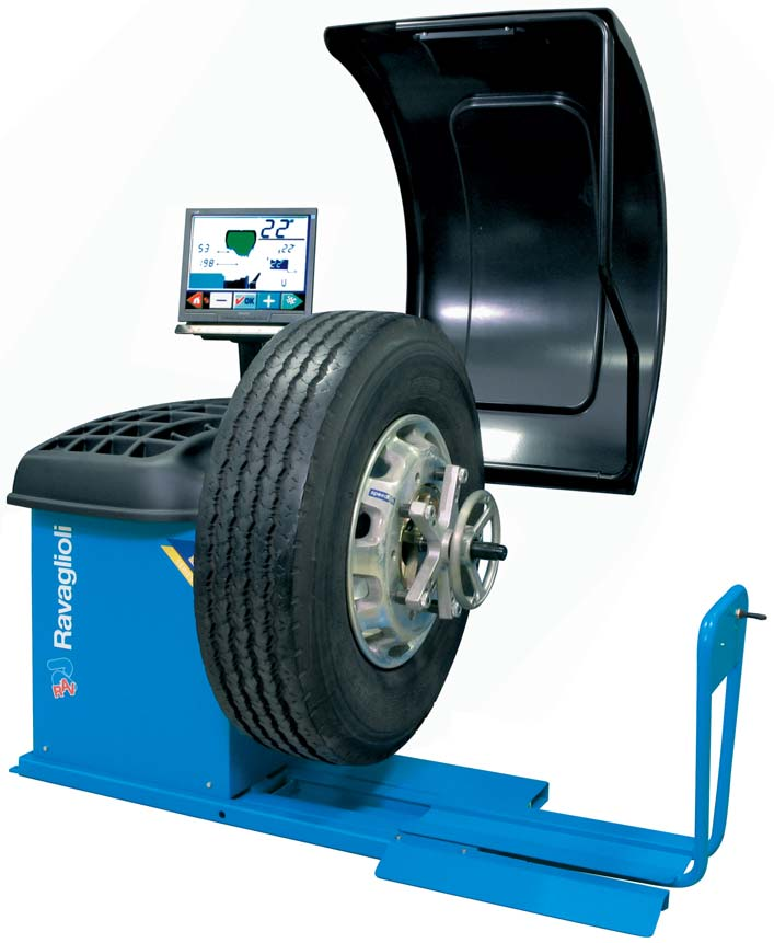 Machines de haute polyvalence pour l'équilibrage des roues VL et PL.