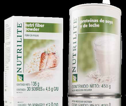 Un mejor balance NutriFiber Powder Fórmula innovadora que aporta tres fuentes de fibra vegetal soluble.