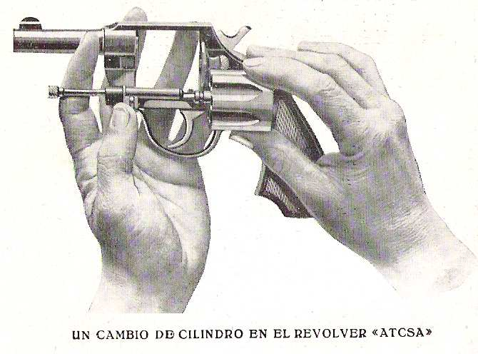 72 38 Long caliber, oscilante revolver, trademarked ALFA, made by the Sociedad Cooperativa Alfa, Eibar The Cooperativa ALFA, born of the 1920 strike, produced a substantial number of oscillating