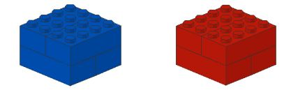 El robot comenzará desde el Área de Inicio (el cuadro verde) con 4 bloques LEGO azules que representan a 4 visitantes y 4 bloques LEGO