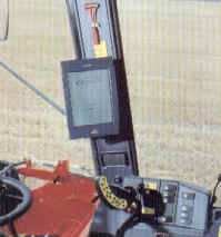 Fig 7: consola DataVision de pantalla activa, ubicada dentro del cabina de la cosechadora.