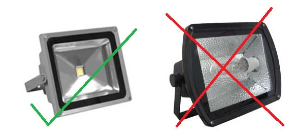 Aplicaciones REFLECTORES LED DE ALTO PODER Los nuevos Reflectores LED ahorran hasta un 80% en el consumo eléctrico en comparación a los tradicionales de aditivos metálicos.