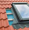 Resuelve la instalación del conjunto de ventanas para tejado sobre la ventana vertical y se adaptan a todo tipo de materiales de cubierta ondulada (EUN/B) y plana (EUV-L/B).