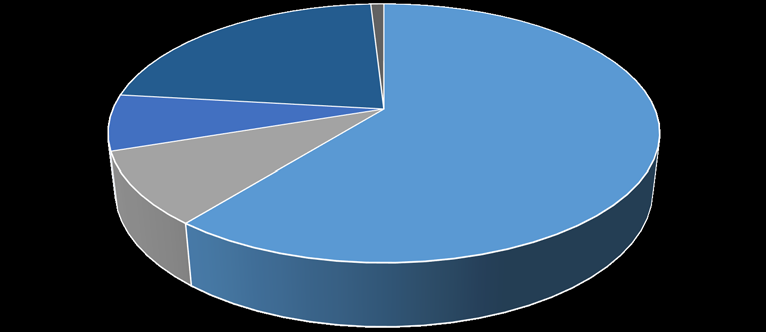Gráfico No.5 Composición de los Ingresos por Fondos y Fuentes Financieras (Proporción del Total) 0.9% 22.2% 7.0% 9.