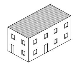 (a) Configuraciones de edificaciones regulares (b) Configuraciones de edificaciones irregulares Planta muy esbelta Diafragma con aberturas Planta con entrantes y salientes Figura 17.