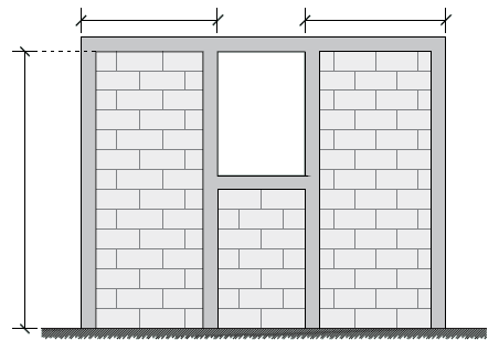 Distribución de muros irregular en ambas direcciones: Asimetría