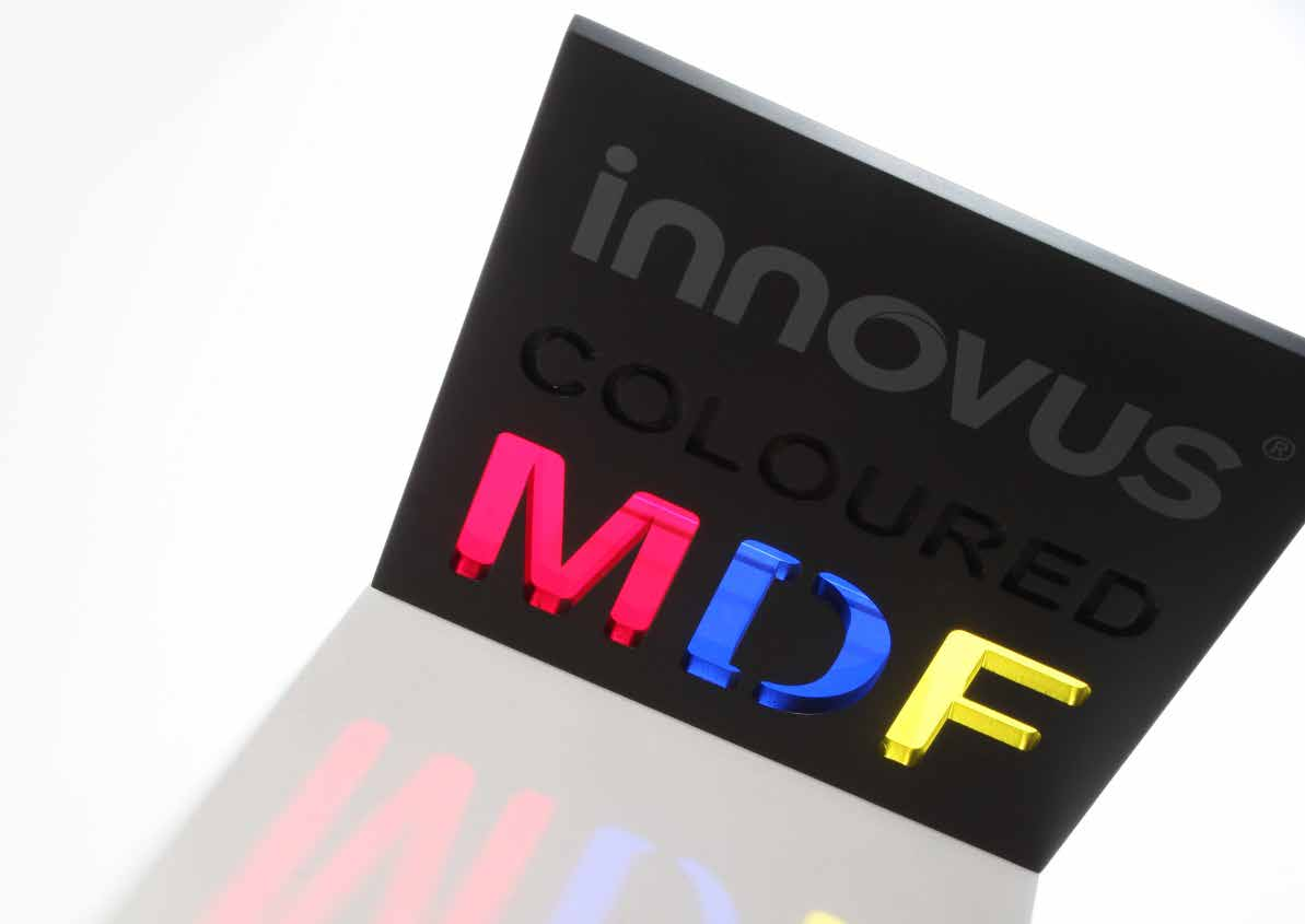 Trabajar con Innovus Coloured MDF Trabajar con Innovus Coloured MDF Manualmente o con