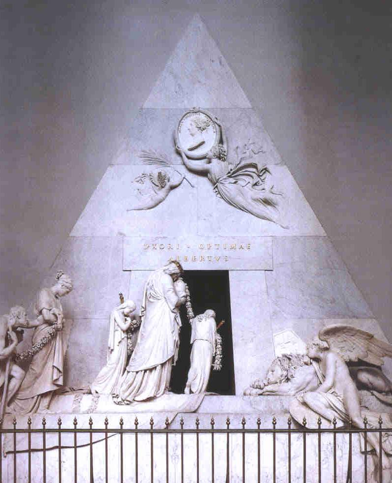 El cortejo fúnebre penetra en una pirámide, lugar de enterramiento Ca. 1800, Fco. de Goya, grabado 1.