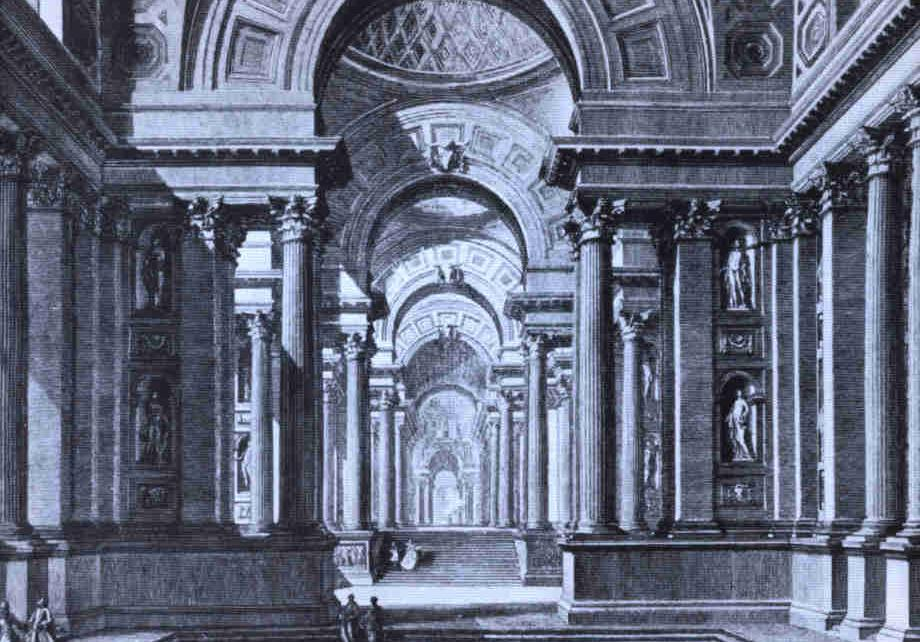 1756, Contrafuertes mausoleo en Roma PIRANESI (1720-78) Por otro lado, siente un especial interés por la