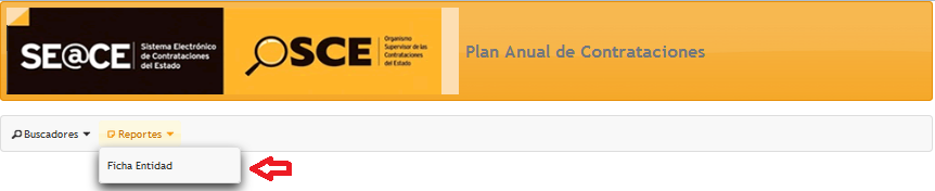 A.1 Visualizar la Ficha de la entidad vista publica Permite visualizar un resumen de la información del plan anual de una entidad