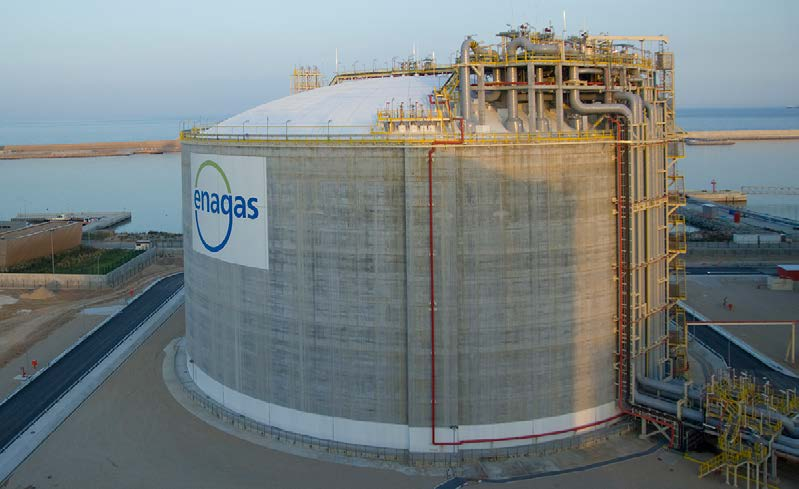 En 2015, cada una de las plantas de regasificación, excepto la Planta de Huelva, recibió gas procedente de al menos cinco países distintos, lo que contribuyó a reforzar la seguridad del Sistema.