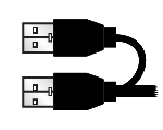 CABLE USB Y En caso de que el bus USB de su ordenador no proporcione la alimentación necesaria para ejecutar su disco duro portátil, puede conectar un cable USB Y a la unidad y a los