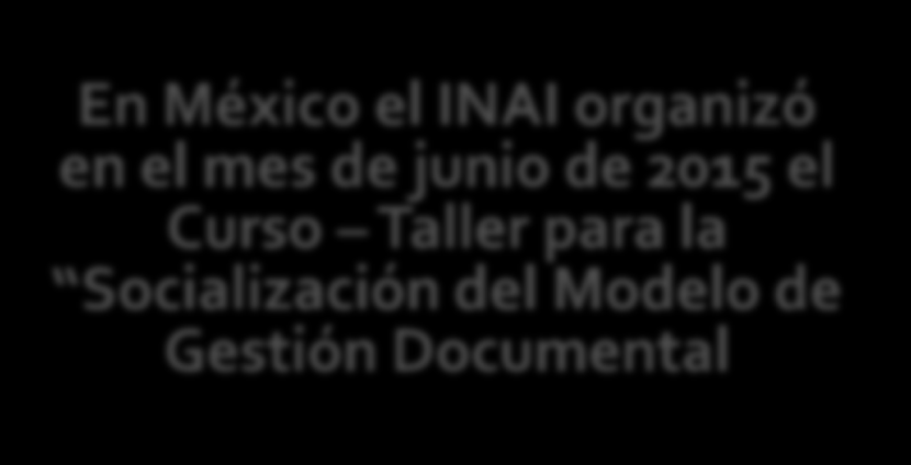En México el INAI organizó