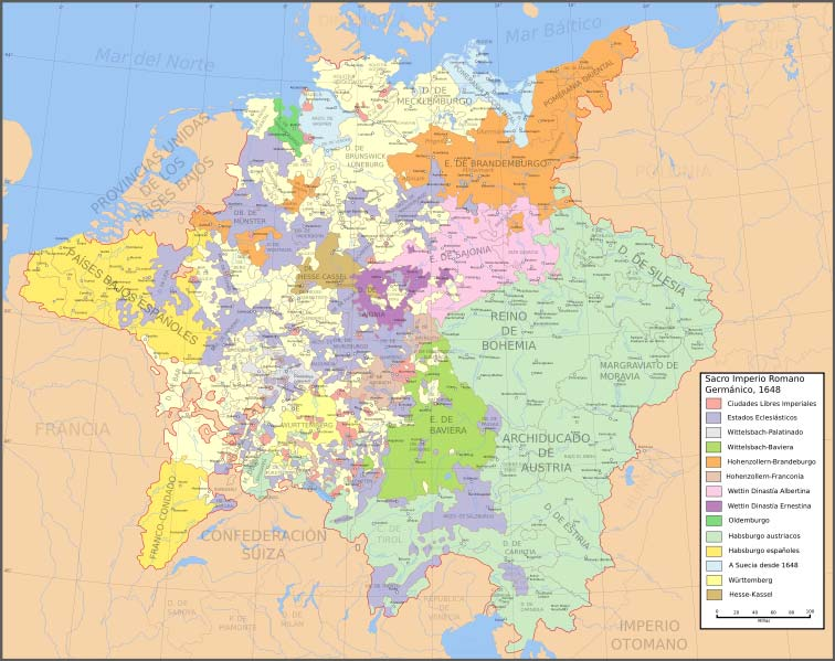 El Sacro Imperio. *El imperio atraviesa una serie de problemas en la segunda mitad del siglo XVI: -La secularización de tierras de la Iglesia por parte de los protestantes.