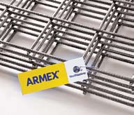 Reforzamiento de hormigón Armex tradicional Son armaduras electro soldadas planas para reforzamiento de hormigón.