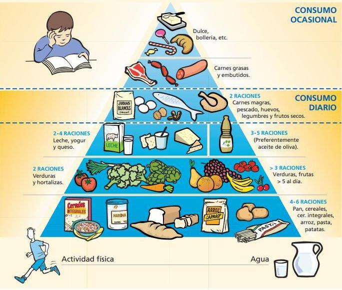 Los contenidos de estos programas de salud existentes, explican las raciones alimentarias que deben de ingerir los niños, aumentando el consumo de verduras y frutas y de esta forma, incrementar la
