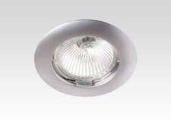 ECOALUM Downlights para lámparas halógenas de inyección de aluminio.
