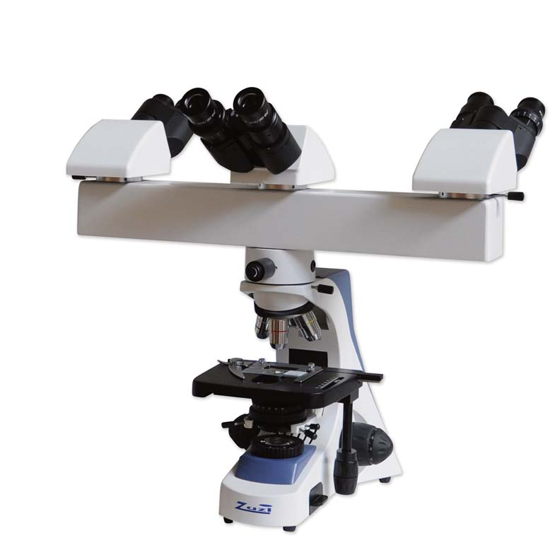 microscopios multiobservación : partes equipo microscopio multiobservación tricabezal 1 Cabezales binoculares inclinados 30º.