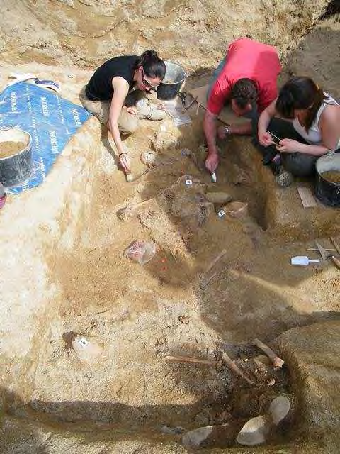 Informe de exhumación de fosa común en Casavieja