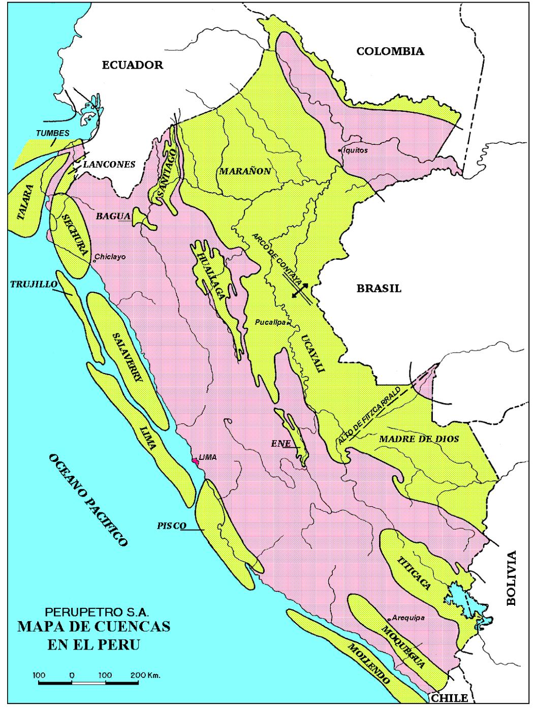 Cuencas Sedimentarias del Perú 18 cuencas con potencial para exploración por hidrocarburos 83 millones