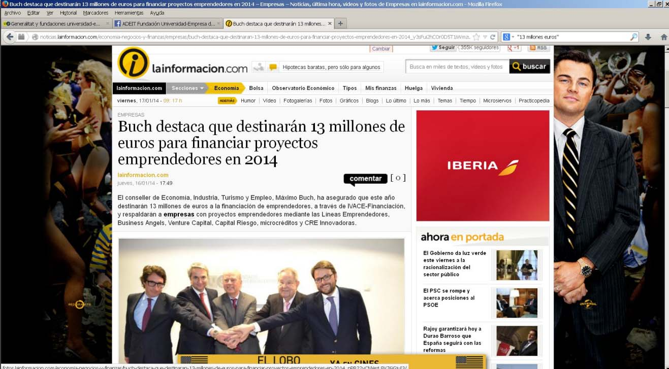 Periódicos digitales LAINFORMACIÓN.COM Noticia publicada: http://noticias.lainformacion.