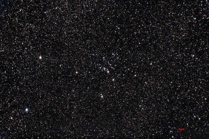 Objeto: M025 ( IC 4725 ) Tipo: Cúmulo Abierto Clase: I 2 p Constelación: Sagittarius AR: 1831.8 Dec: -1907 Magnitud: 5 Distancia (a.l.): 2000 Eje Mayor: 29 m Eje Menor: Fecha: 23/06/2012 22:28 (TU) Lugar: Hueva - 40.