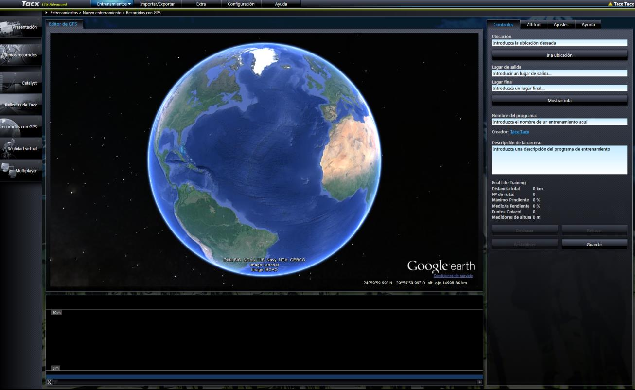 Hay tres pestañas más: Altura Esto le permite configurar la altura del zoom automático de la aplicación de Google Earth.