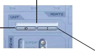 Control de varias Interfaces desde el SaffireControl PRO Si encadena juntas varias Saffire Pro en conexión Daisy, la sección etiquetada como UNIT en el software SaffireControl Pro permite que el