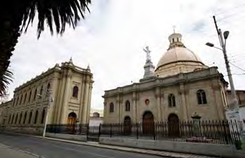 ción, considerada uno de los mejores albergues de arte religioso de Latinoamérica, cuenta con tres contenedores: Museo, Monasterio e Iglesia.