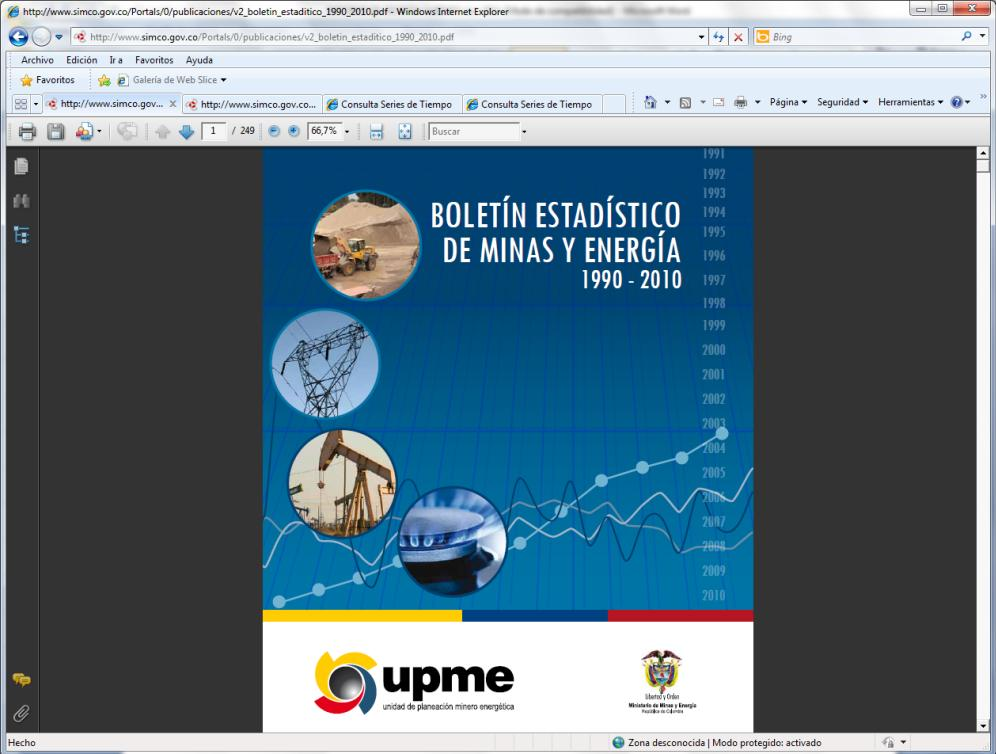 49 Eventos del sector minero. También se subió a producción en la página principal del SIMCO la publicación del documento INDICADORES DE LA MINERIA EN COLOMBIA, Survey of Mining Companies 2010-2011.